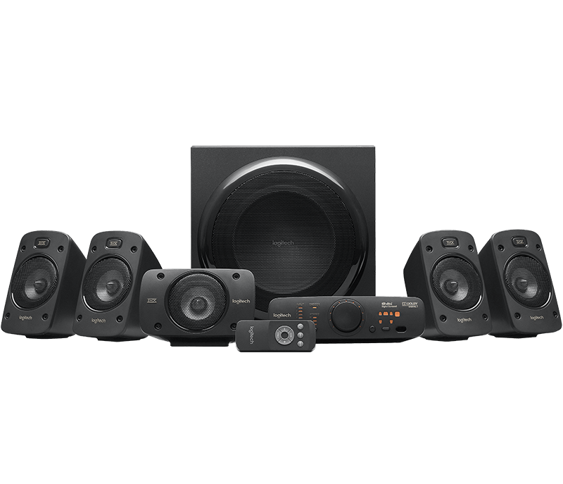 stijl Bekijk het internet annuleren Logitech Z906 THX 5.1 Speaker (1000Watts,Surround Sound)