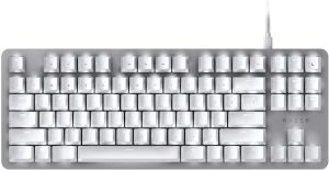 Razer BlackWidow Lite - Orange Switch - Mercury White Silent Mechanical Gaming Keyboard