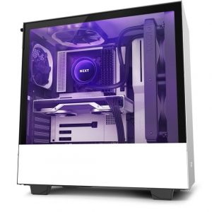NZXT H510I MATTE  WHITE (Tempered Glass/RGB /Type c /usb3.1)