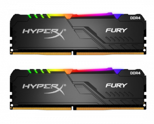 Kingston HyperX Fury DDR4 RAM 16GB (Desktop,8GBx2,3200Mhz,RGB)