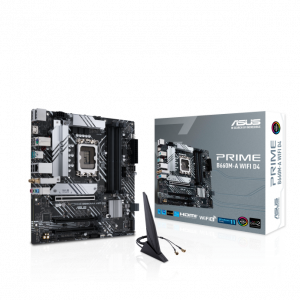 ASUS PRIME B660M-A WIFI D4 Motherboard (LGA 1700,4xDDR4 Slots,2xM.2 Slot,WIFI+BT))